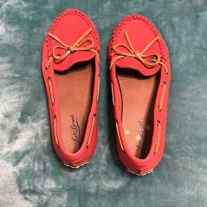 Lucky brand moccasins with bows size 9